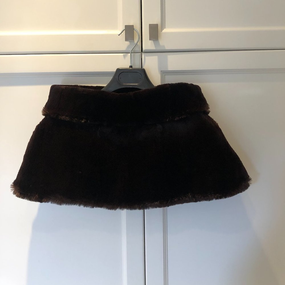 Brown (real) Beaver Shrug/Short Cape